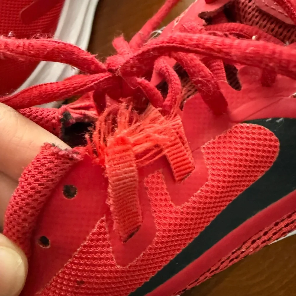 Boys Nike Red Running Shoes